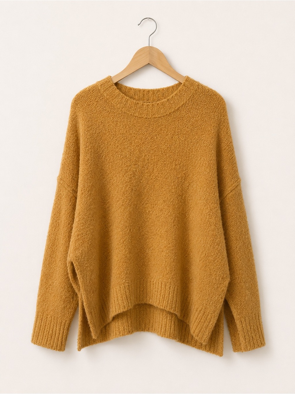 Billabong Cozy Oversized Yellow Sweater Medium Large M/L